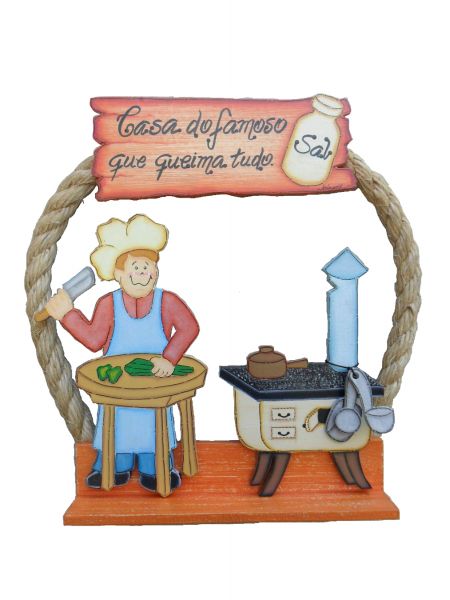 Guirlanda Bem vindo a casa do famoso que queima tudo