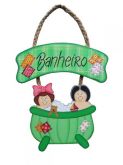 Cordão Banheiro Menino e Menina